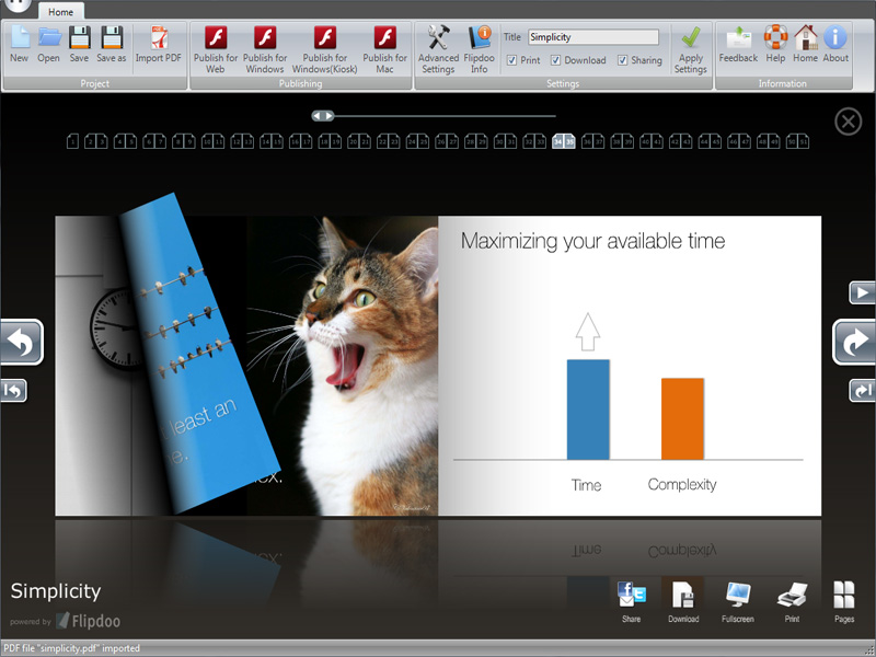 Screenshot of Flipdoo Publisher